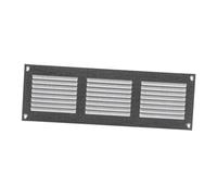 300x100mm Grille de Ventilation avec Moustiquaire - Grilles d'aération en Métal - Acier Galvanisé
