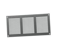 300x150mm Grille de Ventilation avec Moustiquaire - Grilles d'aération en Métal - Acier Galvanisé