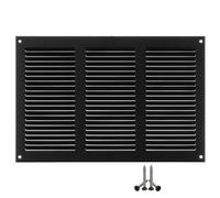 300x200mm Anthracite Métal Grille de Ventilation - Grille D'aération avec Moustiquaire