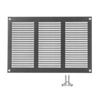 300x200mm Galvanisé Métal Grille de Ventilation - Grille D'aération avec Moustiquaire