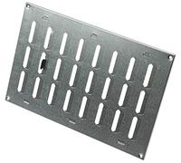 300x200mm Galvanisé Métal Grille de Ventilation - Réglable Grill D'aération - Lames Réglables