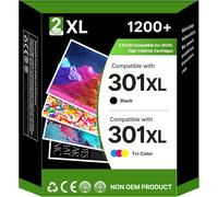 301 XlCartouches D'Encre Remplacement Cartouche Pour Hp 301 Noir Et Couleur Encre Pour Hp 301Xl Pour Envy 5530 4500 4507 4520 4502 Deskjet 2540 1050 2050 2510 3050 1510 Officejet 2620 4630 4632 2622