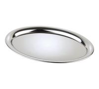 [30115] APS Plateau de service KAFFEEHAUS, ovale, acier inoxydable 20cm