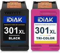 301XL Cartouches d'encre de rechange pour HP 301 Noir Couleur Multipack pour Envy 4500 4504 5530 5532 DeskJet 1510 2540 1050 3050 2050 2510 OfficeJet 2622 4630