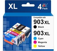 301XL pour Cartouches HP 301 HP 301 XL Compatible avec DeskJet 2540 1010 1510 2050 2544 2510 1050A 1000 OfficeJet 2620 4630 4632 2622 Envy 4504 5534 5536 (Noir Couleur, 2 Pack)