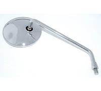 SHIN YO Rétroviseur de guidon, rond, potence longue. Droite, argent
