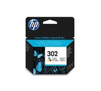 Cartouche d'Encre - Imprimante HP 302 trois couleurs authentique (F6U65AE) pour HP DeskJet 2130/3630 et HP OfficeJet 3830