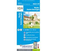 Collectif – IGN – 3023OT Nuits Saint-Georges – Top 25 3023 Ouest – Broché
