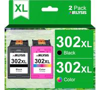 302Xl Cartouches D'Encre Remplacement Pour Hp 302 Xl Noir Et Couleur Pour Hp Deskjet 3630 3632 3639 Envy 4520 4525 4527 Officejet 3831 3833 3830 (1 Noir, 1 Tri-Colore)[Marque810]