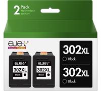 302Xl Remanufacturéd Cartouches D'Encre Pour Hp 302 Xl Pour Hp Offic 3831 3830 3833 3835 4650 5232 5220 5230 Envy 4520 4521 4524 4527 Deskjet 3630 2130 3630 3634 (Noir,2 Pack)