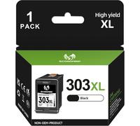 303 Cartucce d'inchiostro, 303 XL Nero compatibile Con Le Cartucce d'inchiostro HP 303, per Envy Photo 7134 7830 6232 6230 7130 6220 6234 7100 7155 7800 7834 7855 7864 (1-Pack)