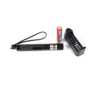 303 pointeur laser présentateur vert puissant + 18650 Batterie + Chargeur + clés