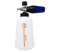 303 Products Canon à mousse - Pistolet à mousse pour nettoyeur haute pression - Raccord en acier inoxydable anticorrosion - Pulvérisateur à mousse avec buse réglable pour lavage de voiture - Réservoir