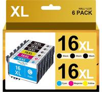303 XL Remanufacturées Cartouches d'encre Remplacement pour HP 303 303XL 303 XL pour HP Envy Photo 6220 6230 7134 7830 6234 6232 7130 (Noir Tri-Colore, 2-Pack)