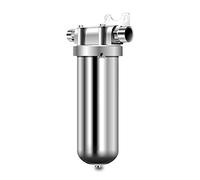 304 acier inoxydable avant bien robinet d'eau filtre à eau ménage commercial lavage contre-courant haut débit purificateur central for toute la maison Matériaux sûrs(32mm connector)