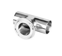 304 acier inoxydable grade simple carte rapide fit trois voies clamp type chuck quick inner and outer mirror polishe(304,19-50.5)