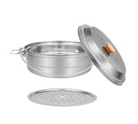 304 Acier Inoxydable Vapeur Pots Nourriture Vapeur Cuisson Casseroles Poisson Vapeur Poissons Vapeur Convient pour la Cuisson des Soupes