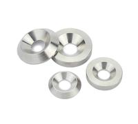 304 armoires en forme de coupe en acier inoxydable Rondelles plates coniques M3-M10 en acier inoxydable 304, lot de 2 à 20 pièces(FLAT M4x16x3 10Pcs)