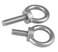 304 boulon d’oeil en acier inoxydable, 304 Stainless Steel Shoulder Eye Bolts Pack of 2 M10-M24(M18*100mm)