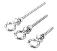 304 boulon d’oeil en acier inoxydable, Lot de 1 ou 5 anneaux de levage en acier inoxydable 316 avec écrous et rondelles (M6 x 60-M10 x 100 mm)(5pcs,M8 X 80)