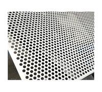 304 inox acier perforé tôle，feuille perforée en acier inoxydable，plaque de métal perforée，tole acier，pour Ventilation, Filtre, Meuble, DIY & Extérieur