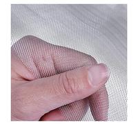 304 Maille d'acier Inoxydable, 6 Mesh/40 Mesh/80 Mesh Treillis Metallique Maille Empêcher La Poussière Ne Rouille Jamais, pour Famille, Cultiver, Imeuble (Color : Silver-40 Mesh, Size : 1x4m)