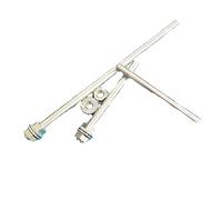 304 mélangeur denté en acier inoxydable, Agitateur à disque en acier inoxydable, pale de dispersion lame dentelée, plusieurs tailles(Stirring rod 300mm)