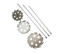 304 mélangeur denté en acier inoxydable, Plaque de dispersion et tige d'agitation en acier inoxydable 304 avec trou dérivation, plusieurs tailles disponibles(Stir Plate Only120mm)