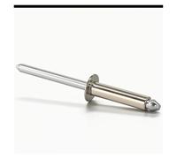 304 Rivets aveugles Semi-acier tout acier Rivets Pop for les projets de bricolage automobile et domestique Rivet à tête ronde M3.2 M4 M5(Semi-Steel,M4x6mm (20pcs))