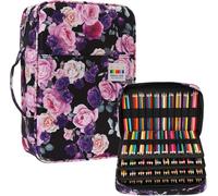304 Slots Pencil Case, 4 Compartments Large Capacity Coloured Pencil Case Pouch Bag Holder For Storage Of Felt-Tip Pencils, Watercolour Eraser, Perose, Fashion.