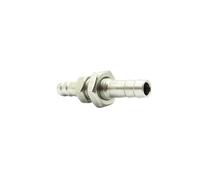 304 Stainless Steel 6mm Hose Barb Bulkhead Barbed Tube Pipe Fitting Coupling Connector Adapter For Water Air Oil