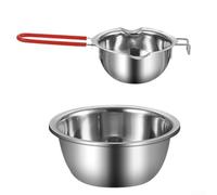 304 Stainless Steel Chocolate Melting Pot Double Boiler Set(A)
