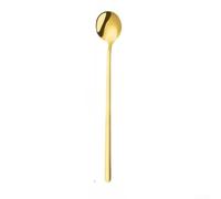 304 Stainless Steel Coffee Spoon 13cm Mirror Finish(Golden 17cm)