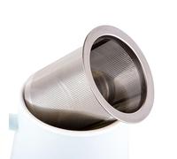 304 Stainless Steel Coffee Tea Filter Fine Mesh Reusable Brew Strainer | 304 Stainless Steel Fine Mesh Filter For Coffee Tea Fruit Juice Soy Milk And Loose Tea Leaves At Home Office Kitchen
