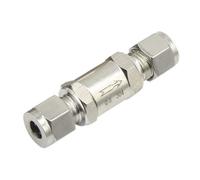304 Stainless Steel Compression Check Valve One Way Flow SS304 SS316 3 4 6 8 10 12mm 1/8'' 1/4'' 3/8'' 1/2''(1/2")