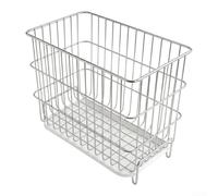 304 Stainless Steel Dish Drainer Basket Compact(Large) | 304 stainless steel, rust- pour proof finish, kitchen use, silver color, easy to clean