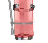 304 Stainless Steel Fire - Extinguisher Bracket | Marine Mounting Rack with Iron Base | Heavy Duty 2KG Load Rustproof Holder | Easy Install for Ships Cars,Warehouses Factories Vehicles