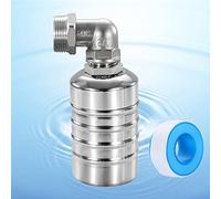 304 Stainless Steel Fully Automatic Water Level Control Float Valve, Pool Water Leveler Auto Fill, Water Tank Float Valve, Automatically Keep The Set Water Level (#C 3/4'' (side water inlet))