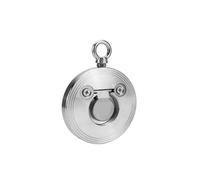 304 stainless steel H74W-16P check valve thin water pipe clamp type back check valve type 3165080 soft seal(G1-1/2)