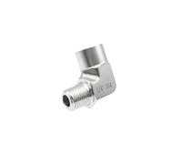 304 Stainless Steel High Pressure Forged Pipe Fitting Connector - 1/2" NPT Elbow Male-Female