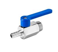 304 Stainless Steel Mini Ball Valve Long Handle Pagoda Head Connection 7/12/14 Small Valve Female/Male Thread(Female,12MM_1/4")