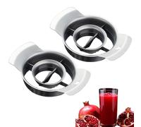 304 Stainless Steel Pomegranate Peeling Tool, Pomegranate Deseeder, Pomegranates Deseeders Tool, Includes Cutter, Bowl, And Wooden Hammer, For Home Kitchen (A*2PCS)