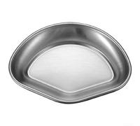 304 Stainless Steel pour sauce Dish Triangle 9cm Minimalist 304(Fan)