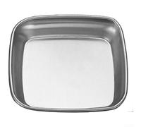 304 Stainless Steel pour sauce Dish Triangle 9cm Minimalist 304(Square)