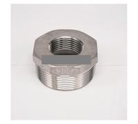 304 Stainless Steel Reducer 1-1/2" Male Thread to 1/2" Female Thread Reducing Bush adapter Fitting Gas Air Water Fuel