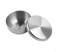 304 Stainless Steel Rice Bowl with Lid 10.5cm(8.5cm)