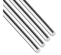 304 Stainless Steel Round Rods - 4Pcs Solid Round Bars for DIY Craft and Industrial Use(3.5x500mm)