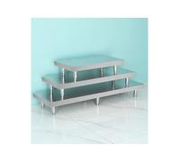 304 Stainless Steel Single Tier Floor Stand - Heavy Duty Shelf Base for Stove, Cooktop, Heavy Appliances(50x50x10cm)