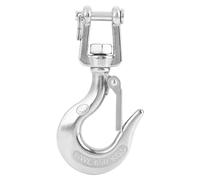 304 Stainless Steel Swivel Lifting Hook | 650kg / 1000kg Safe Working Load with Secure Latch | 360° Rotation Rigging Accessory for Hoisting/Mining/Construction (650kg)