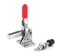 304 Stainless Steel Toggle Clamp | 60KG Heavy Duty Quick Release Fixture | Mark Mechanical Clamp for Woodworking/Welding/DIY | 4 - Hole Secure Mount Base